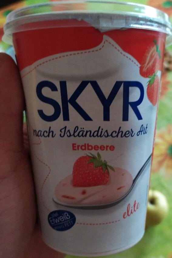 Fotografie - Skyr Nach Isländischer Art Erdbeere Elite