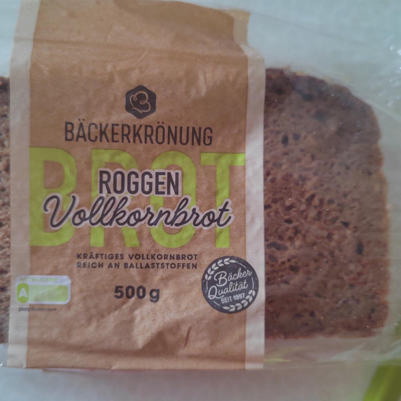 Fotografie - Roggen Vollkornbrot Bäckerkrönung