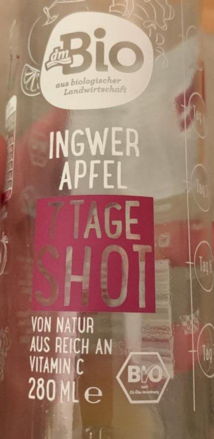 Fotografie - Ingwer Apfel 7 tage shot dmBio