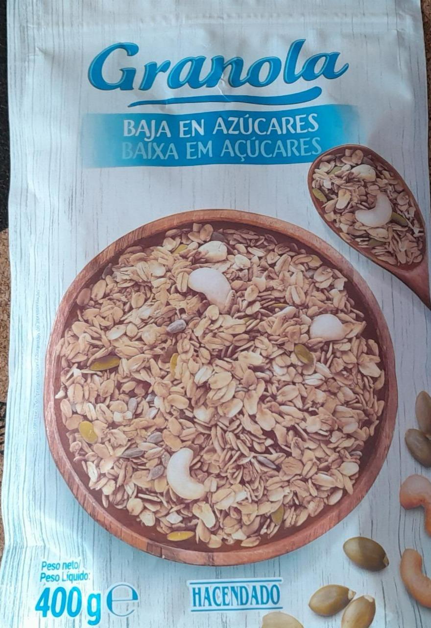 Fotografie - Granola baja en azúcares Hacendado