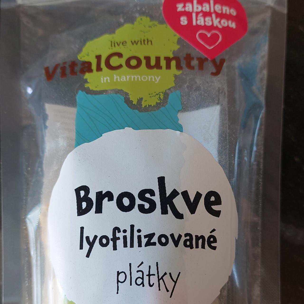 Fotografie - Broskve lyofilizované plátky VitalCountry