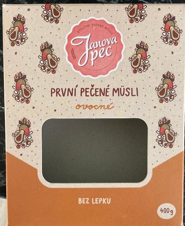 Fotografie - První pečené Müsli ovocné bez lepku Janova pec