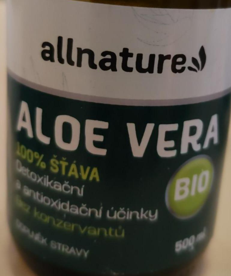 Fotografie - Aloe Vera 100% šťáva Bio Allnature