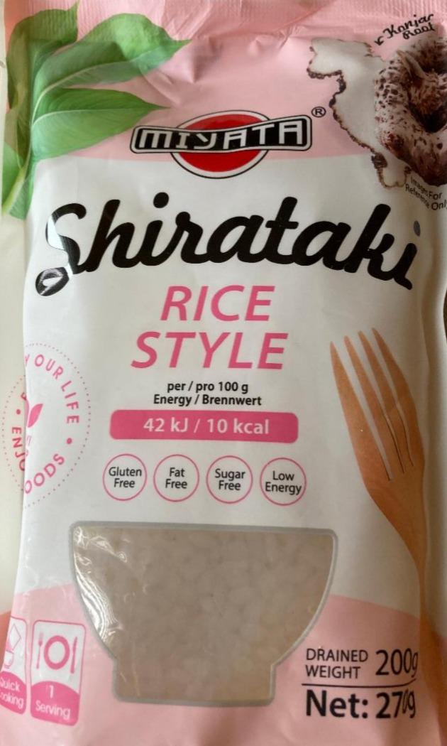 Fotografie - Shirataki Rice style Miyata