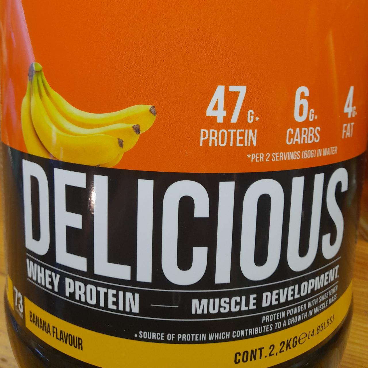 Fotografie - Delicious Whey Protein Banana Flavour QNT