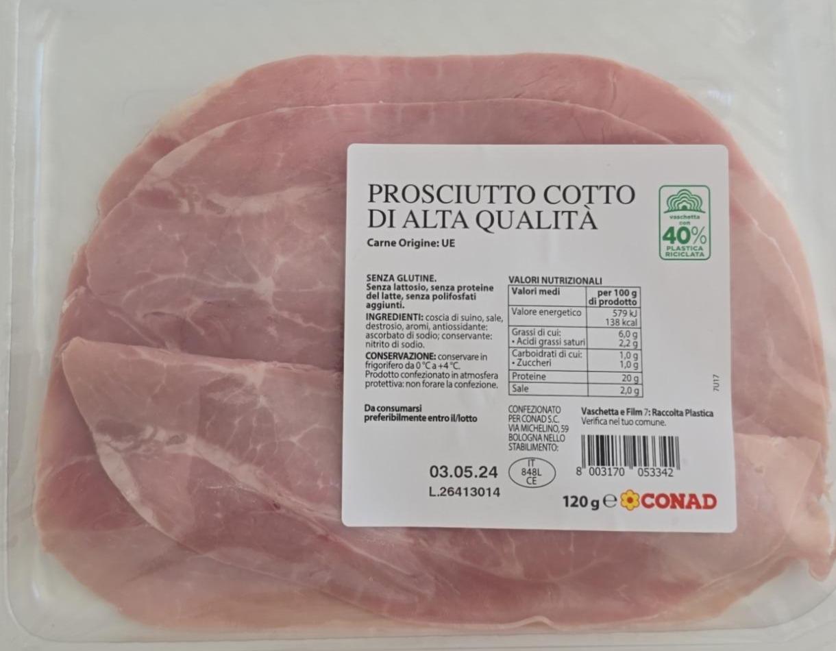 Fotografie - Prosciutto cotto di alta qualita Conad