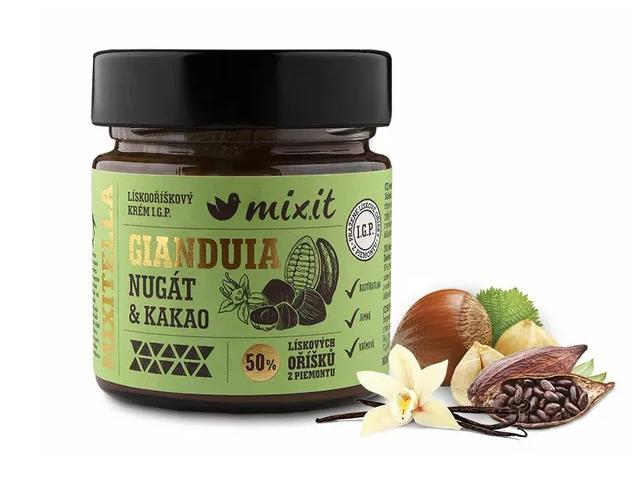 Fotografie - Mixitella Gianduia Nugát & Kakao 50% lískových oříšků z Piemontu Mixit