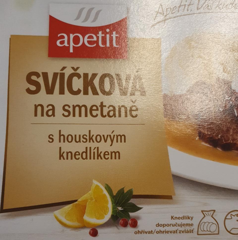 Fotografie - Svíčková na smetaně s houskovým knedlíkem Apetit