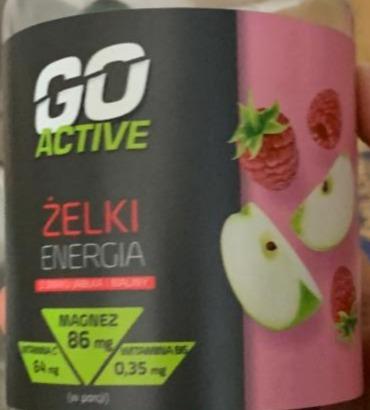 Fotografie - Żelki energia Jablka i maliny Go Active