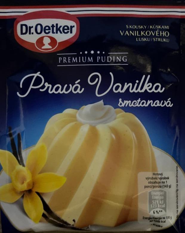 Fotografie - Pravá vanilka smetanová Dr.Oetker