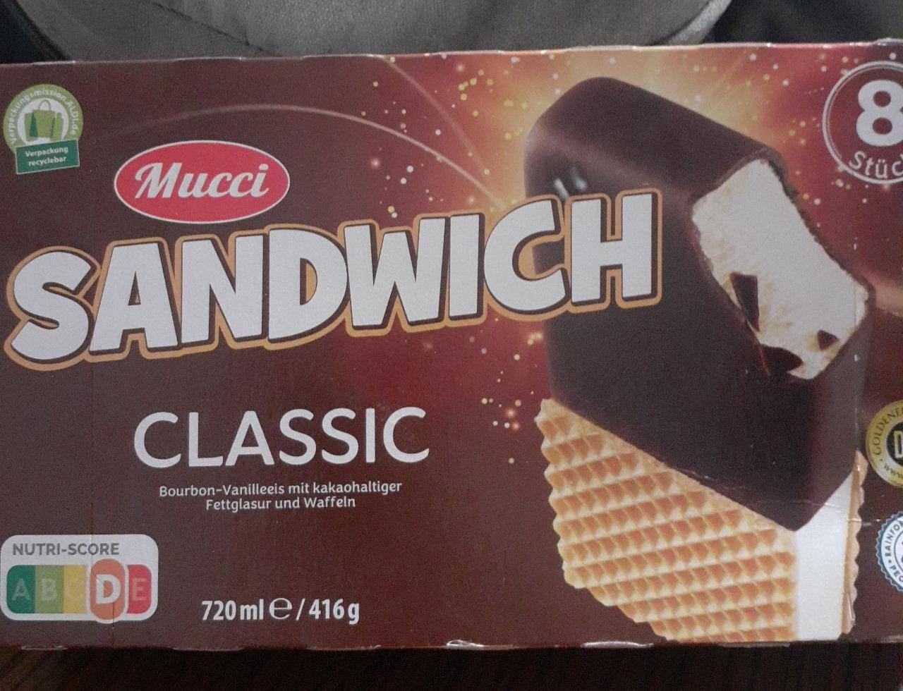 Fotografie - Sandwich classic Mucci