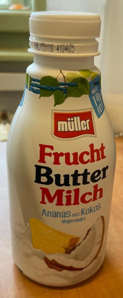 Fotografie - Frucht Butter Milch Ananas kokos