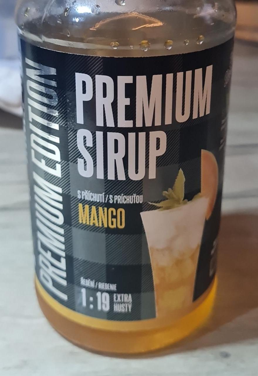 Fotografie - Premium sirup s příchutí mango CukrStop