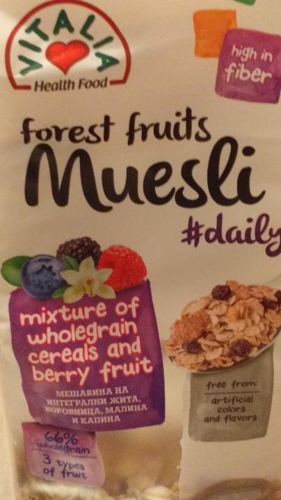 Fotografie - Muesli Forest Fruits