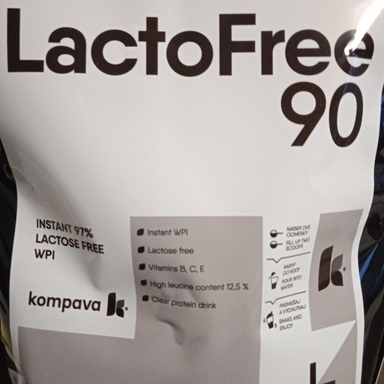 Fotografie - LactoFree 90 Vanilka bourbon Kompava