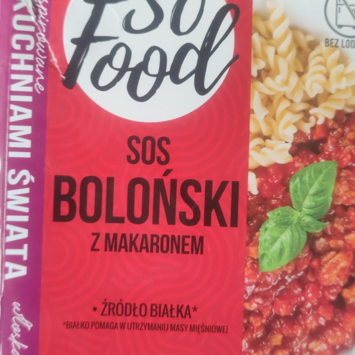 Fotografie - Sos boloński z makaronem So Food