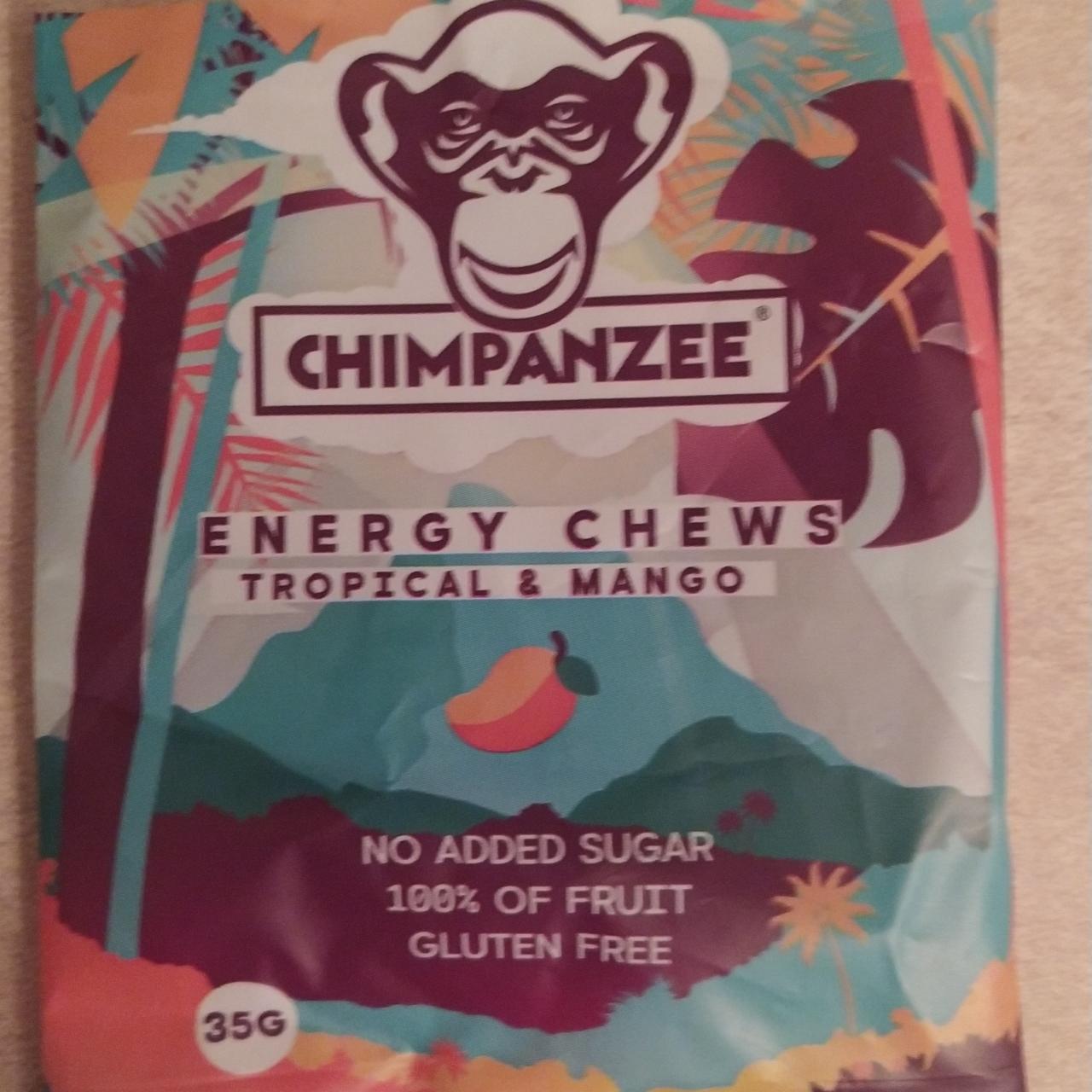 Fotografie - Energy chews tropical & mango Chimpanzee