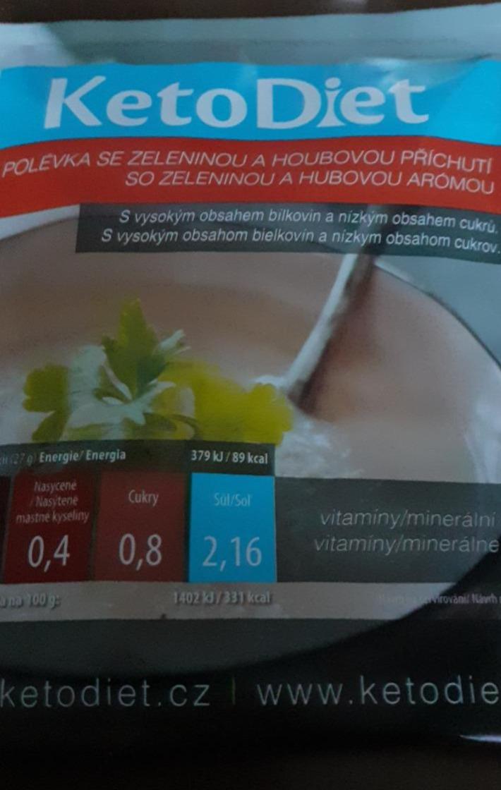 Fotografie - Polévka se zeleninou a houbovou příchutí KetoDiet