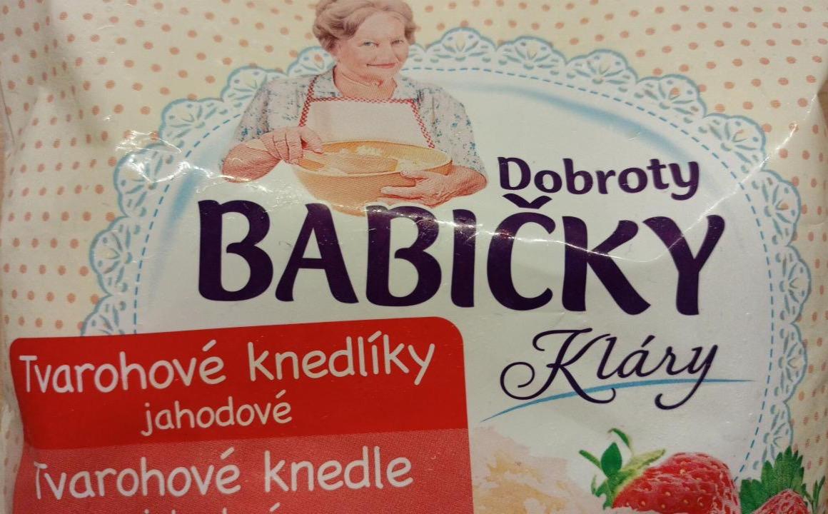 Fotografie - tvarohové knedlíky jahodové Dobroty Babičky Kláry