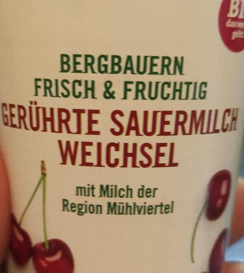 Fotografie - Bio Bergbauern frisch & fruchtig Gerührte Sauermilch Weichsel Zurück zum Ursprung