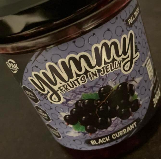 Fotografie - Yummy fruits in jelly Black currant 6PAK Nutrition