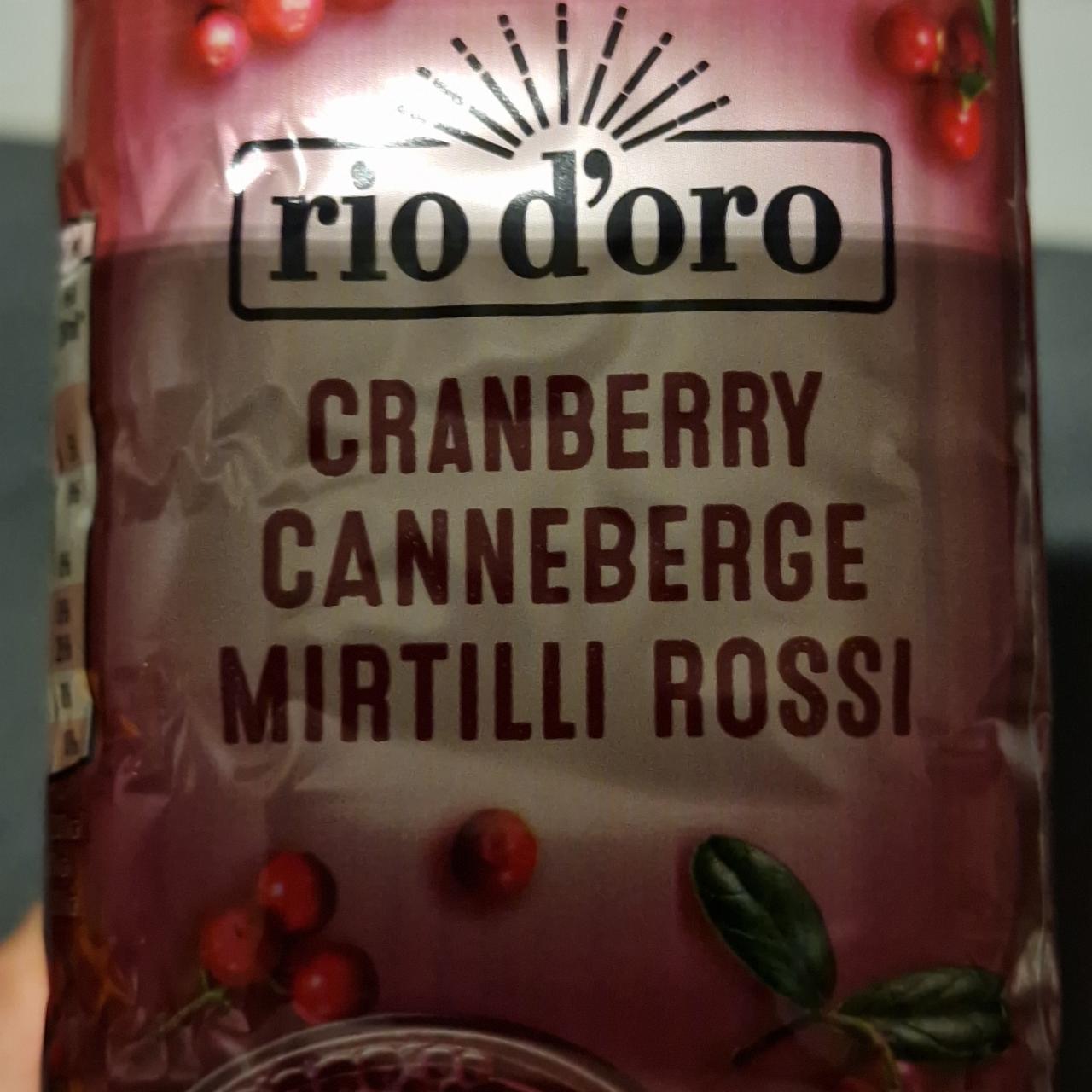 Fotografie - Cranberry Canneberge mirtilli rossi Rio d'oro