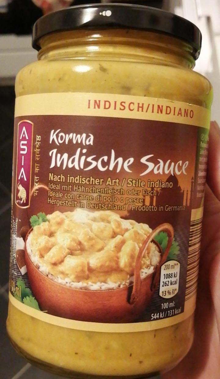 Fotografie - Korma Indische Sauce Asia