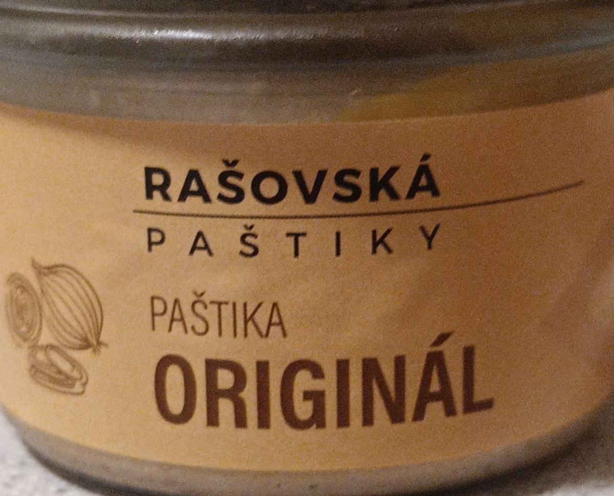 Fotografie - paštika original Rašovská paštiky