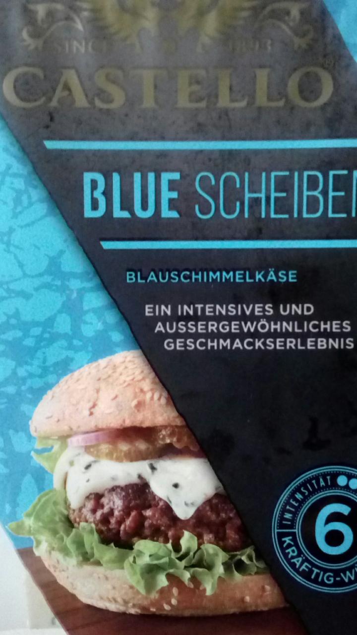 Fotografie - Blue Scheiben Blauschimmelkäse Castello