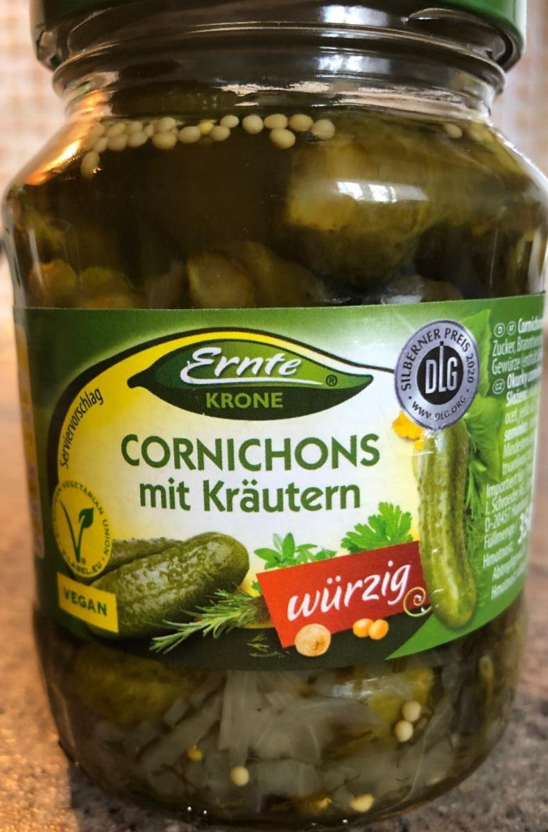 Fotografie - Cornichons mit Kräutern Ernte Krone