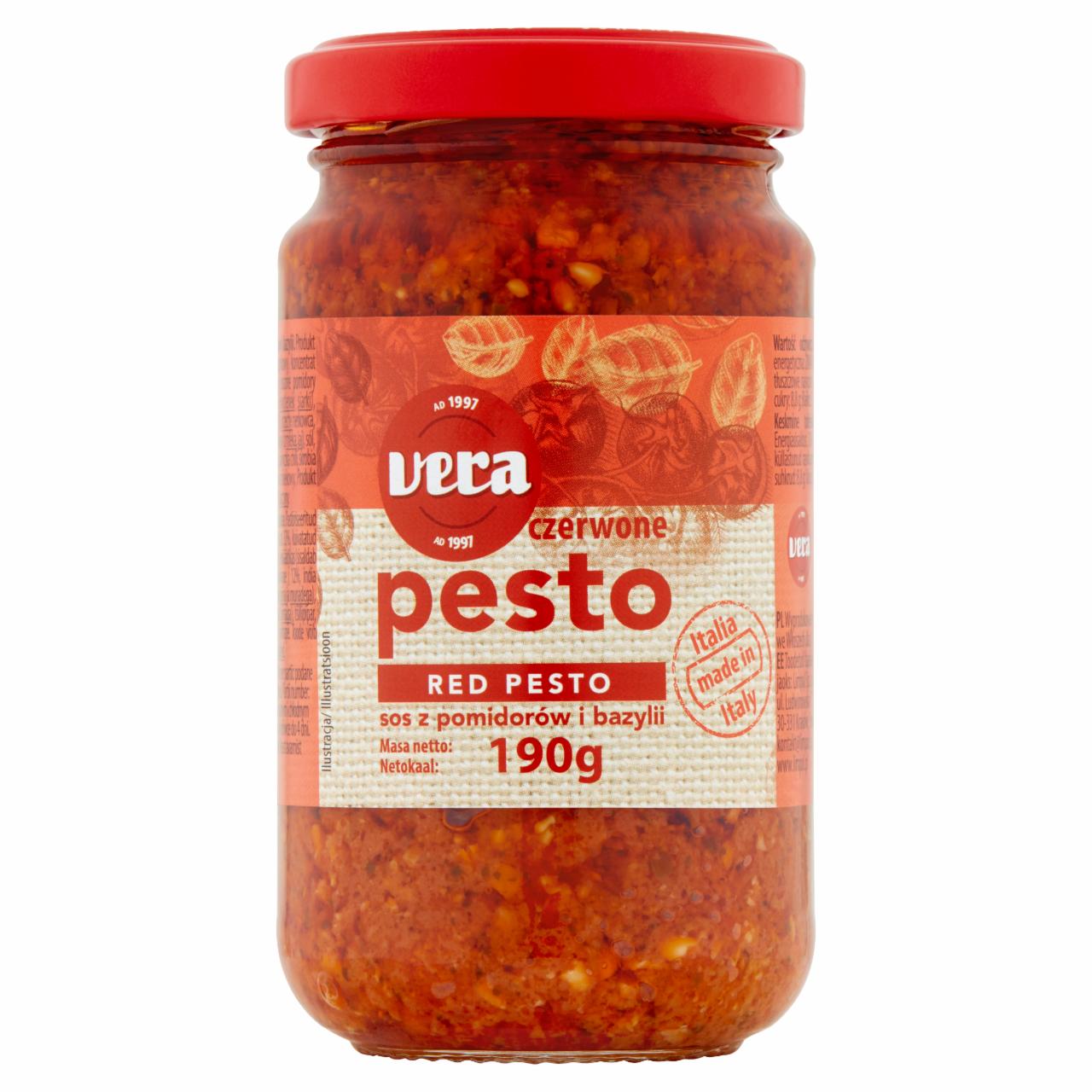 Fotografie - Czerwone pesto Vera