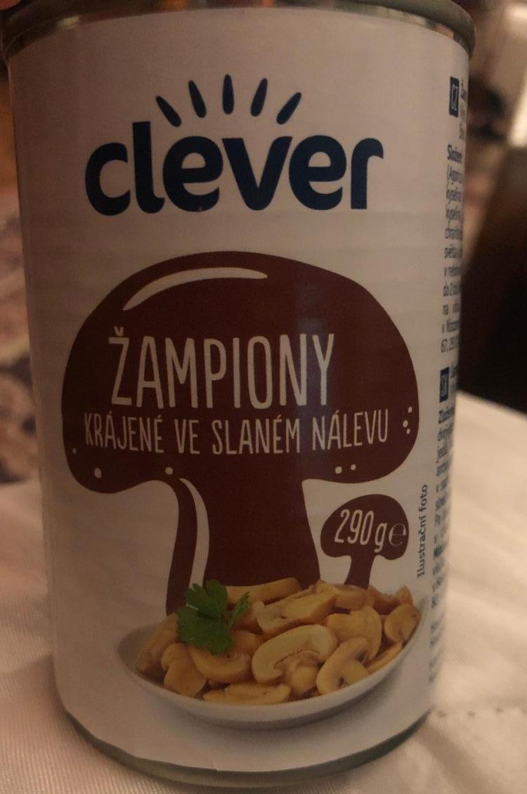 Fotografie - Žampióny krájené ve slaném nálevu Clever