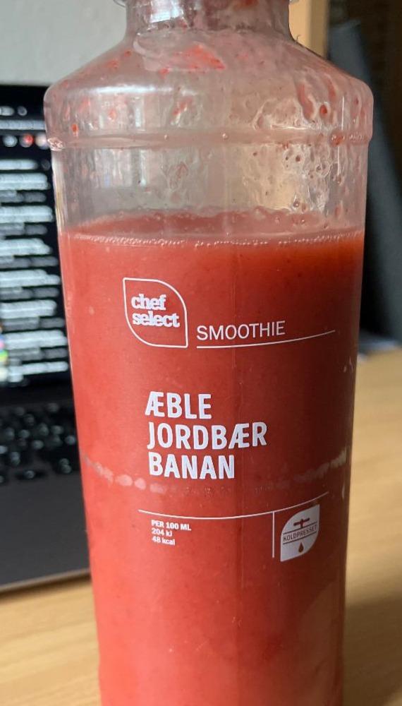 Fotografie - Smoothie Æble, jordbær, banan Chef Select