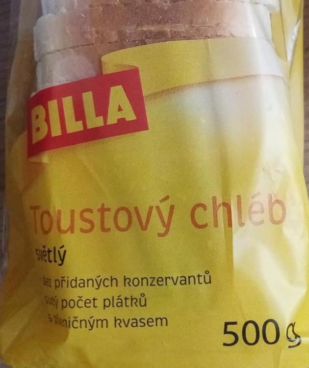 Fotografie - chléb toustový světlý, pšeničný Billa