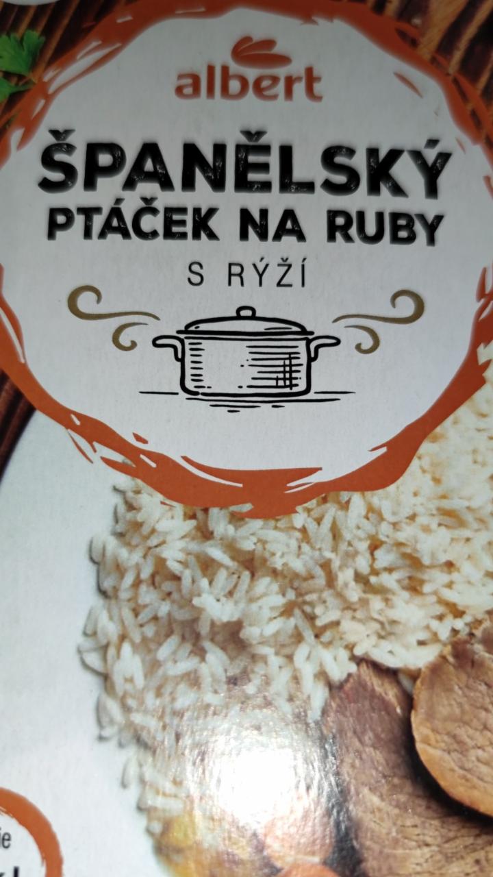 Fotografie - Španělský ptáček na ruby s rýží Albert