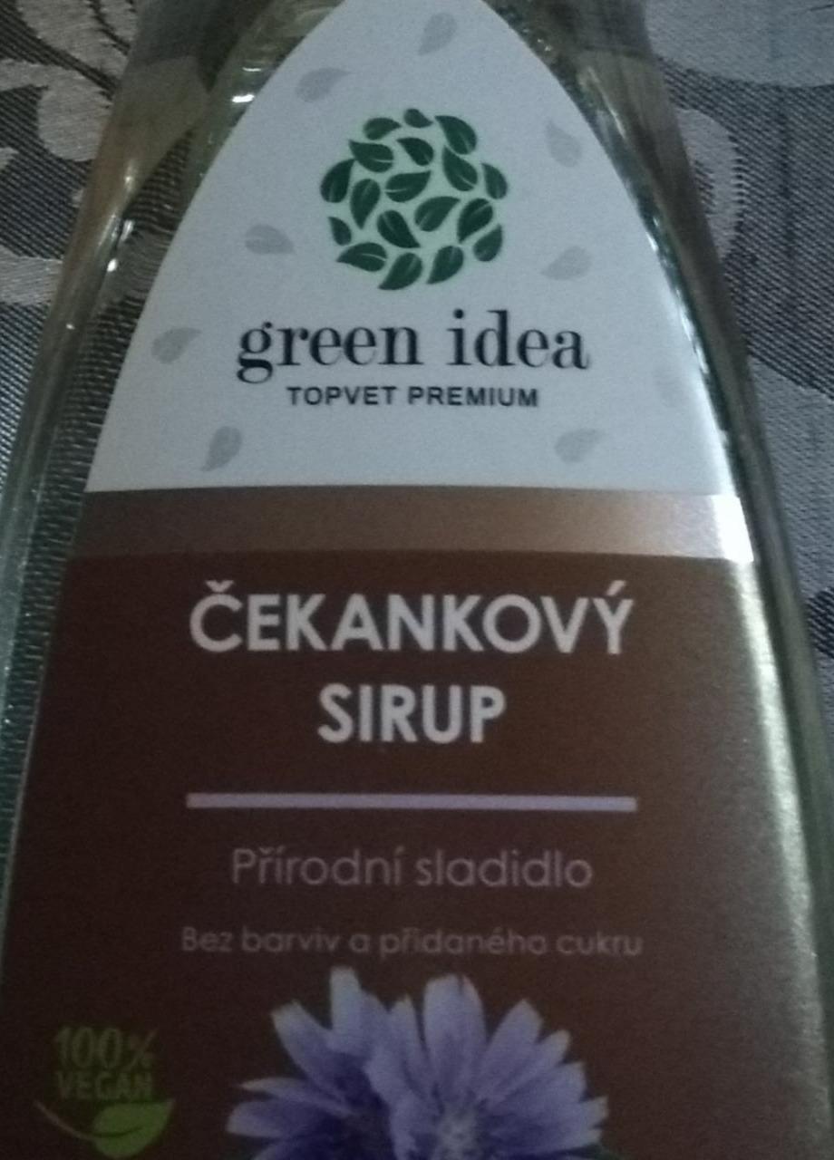 Fotografie - Čekankový sirup Green idea