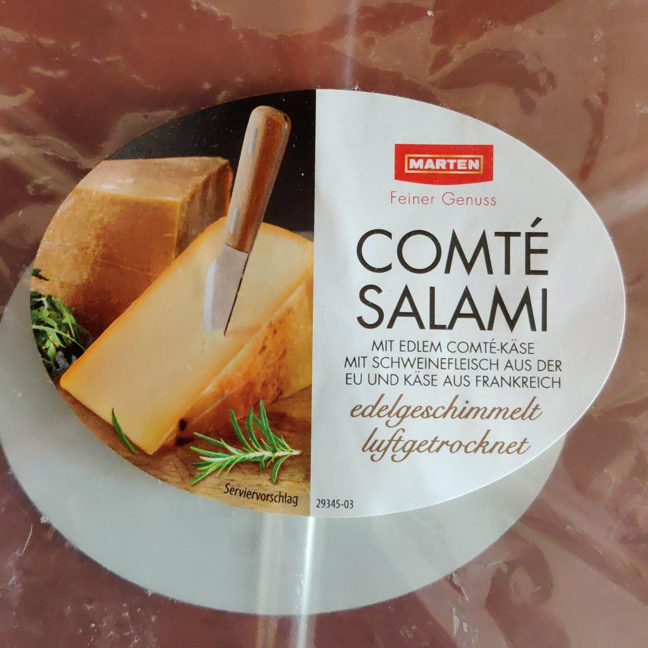 Fotografie - Comté Salami Marten