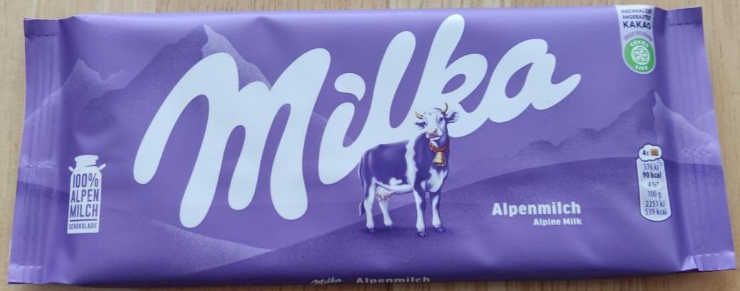 Fotografie - Milka mléčná (Alpenmilch, Alpine Milk)