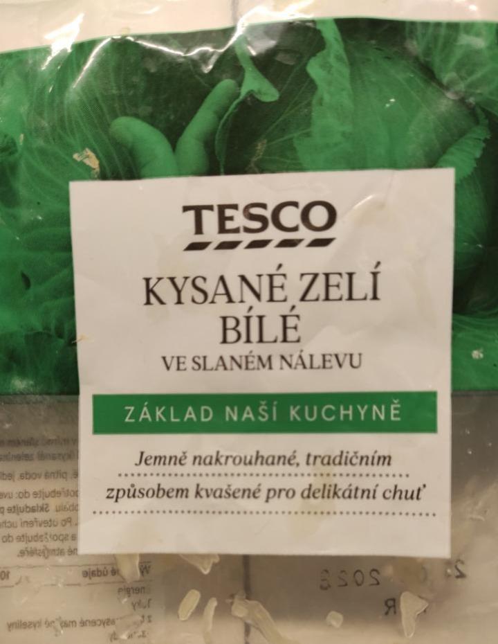 Fotografie - zelí bílé kysané v mírně slaném nálevu Tesco