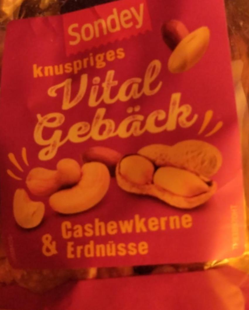 Fotografie - Knuspriges vital gebäck cashewkerne erdnüsse Sondey