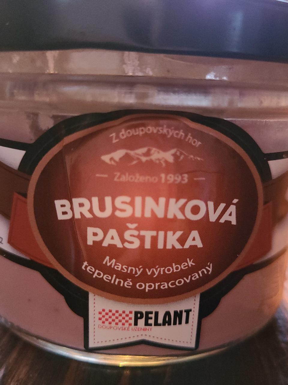 Fotografie - Brusinková paštika Pelant