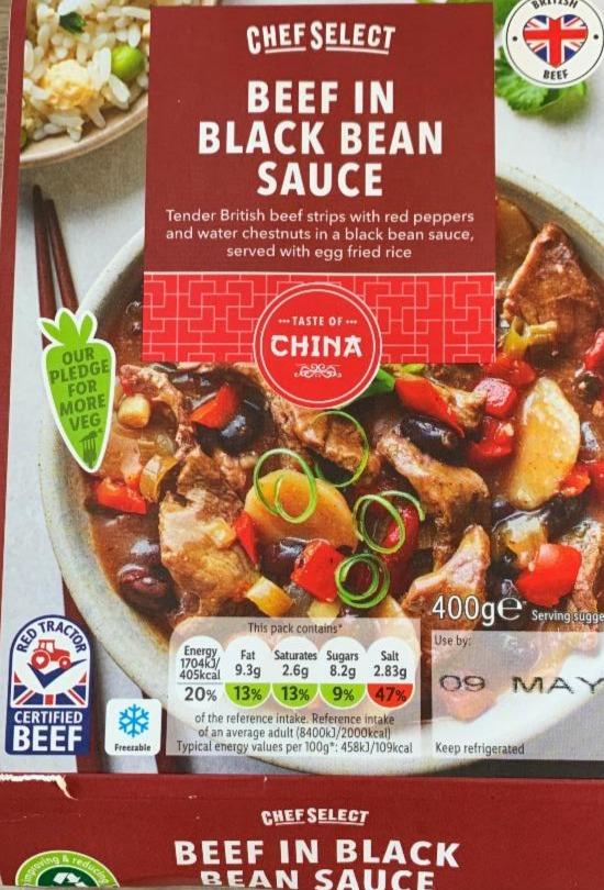 Fotografie - Beef in black bean sauce Chef Select