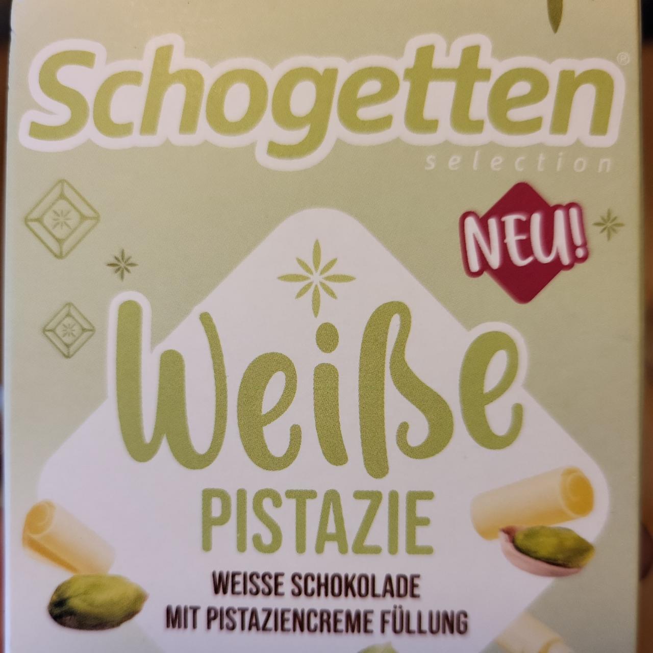 Fotografie - Weiße pistazie Schogetten