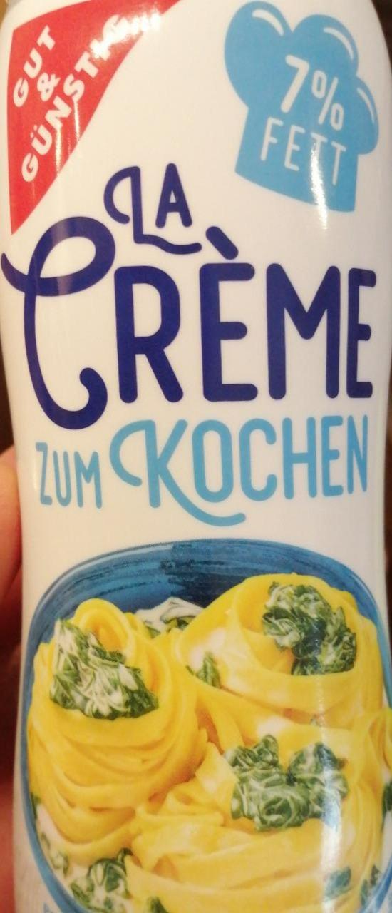 Fotografie - La Creme zum Kochen 7% Gut&Günstig