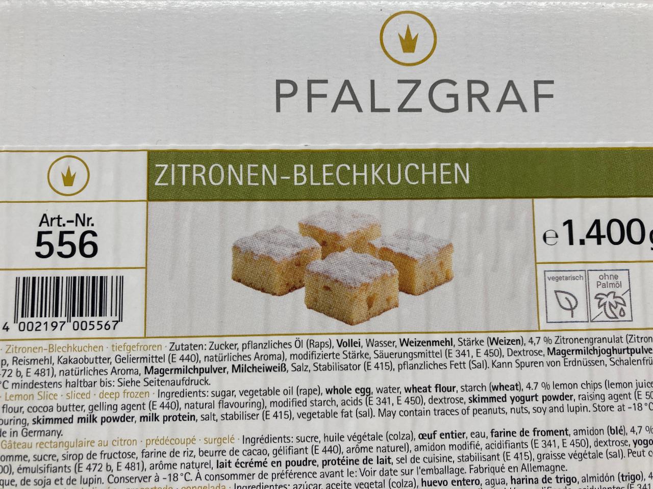 Fotografie - Zitronen-blechkuchen Pfalzgraf