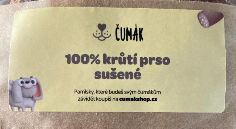 Fotografie - 100% krůtí prso sušené Čumák