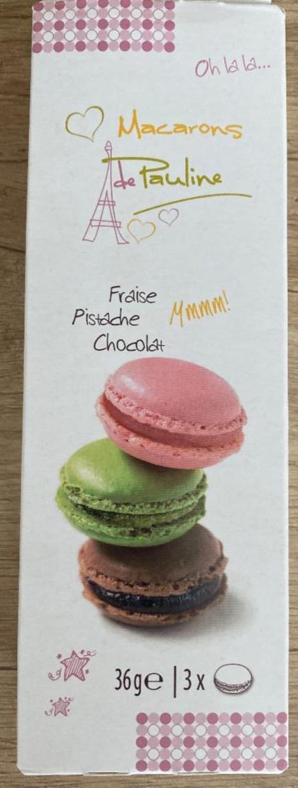 Fotografie - Macarons de Pauline pistácie/čokoláda/jahoda