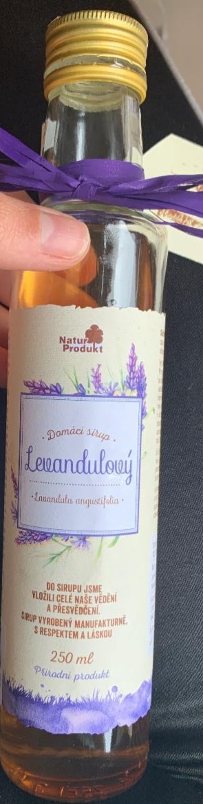 Fotografie - Levandulový sirup NaturProdukt