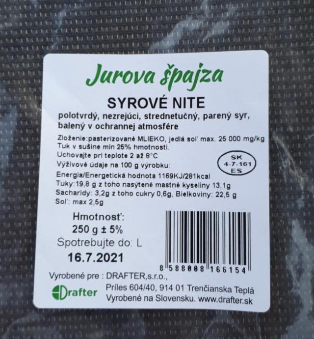 Fotografie - Syrové nite Jurova špajza