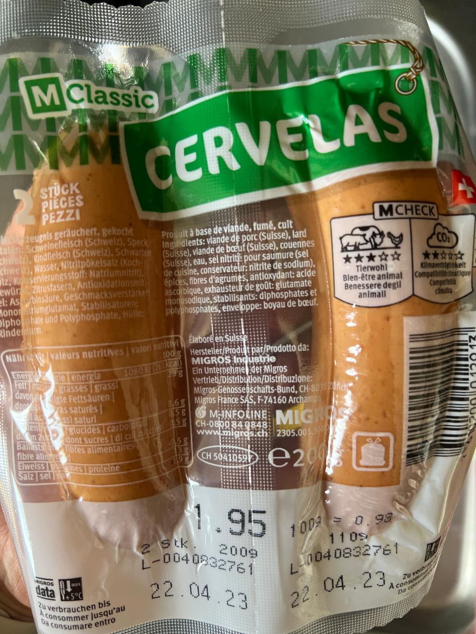 Fotografie - Cervelas MClassic